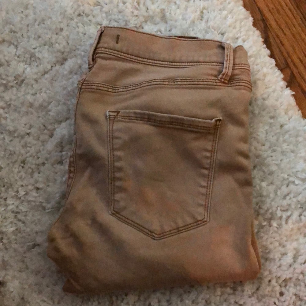Free People Khaki Jeans